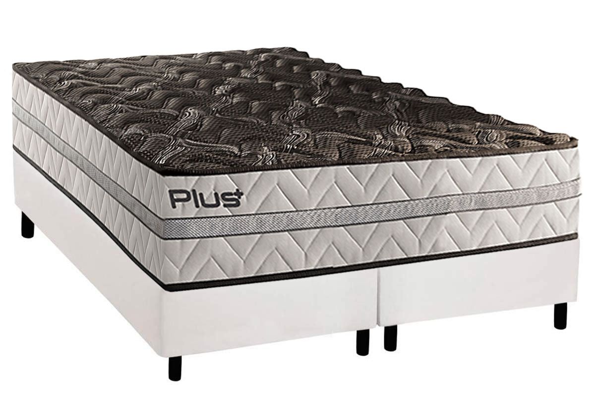 Cama Box CRC +Colchão Espuma D33 Pasquale Paropas