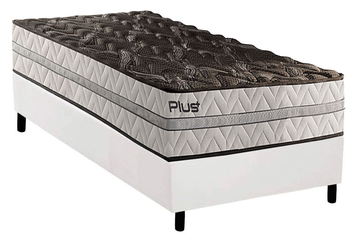 Cama Box CRC +Colchão Espuma D33 Pasquale Paropas