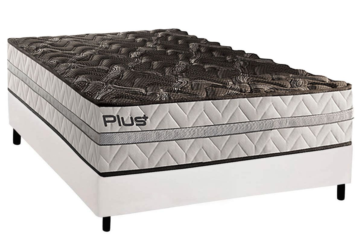 Cama Box CRC +Colchão Espuma D33 Pasquale Paropas