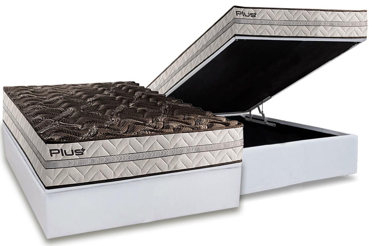 Cama Box Baú CRC +Colchão D33 Pasquale Paropas