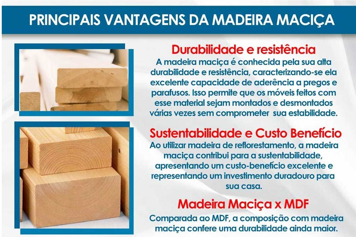 Sala Jantar Mesa Tilia Curvo 120cm + 4 Cadeiras Dafne Madeira - Rufato