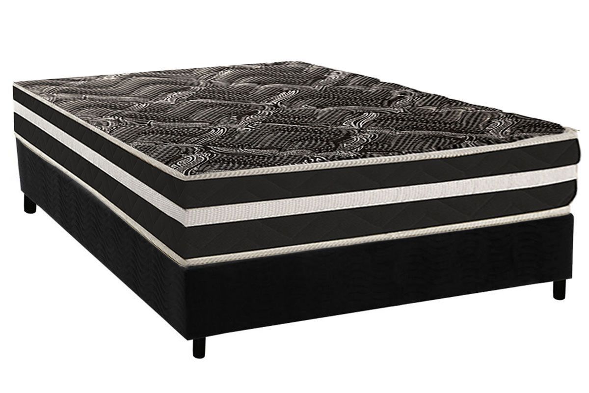 Cama Box CRC +Colchão Ortopédico Master Paropas