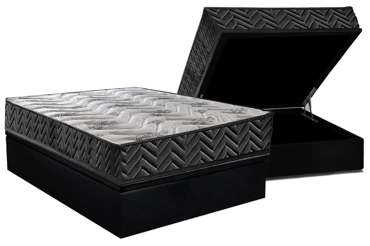 Cama Box Baú CRC +Colchão D45 Pasquale Wave Paropas