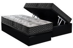 Cama Box Baú Filhão +Colchão D45 Pasquale Wave Paropas
