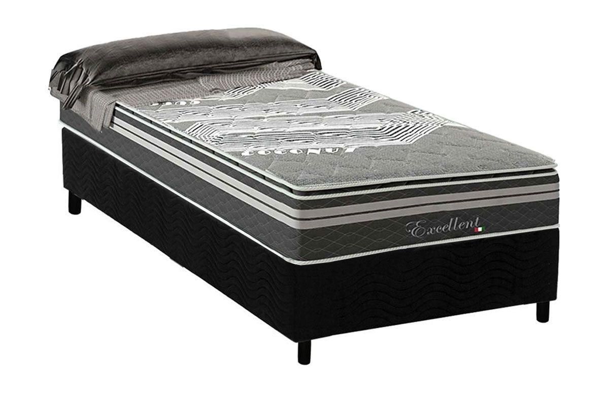 Cama Box CRC +Colchão Molas Excellent Paropas