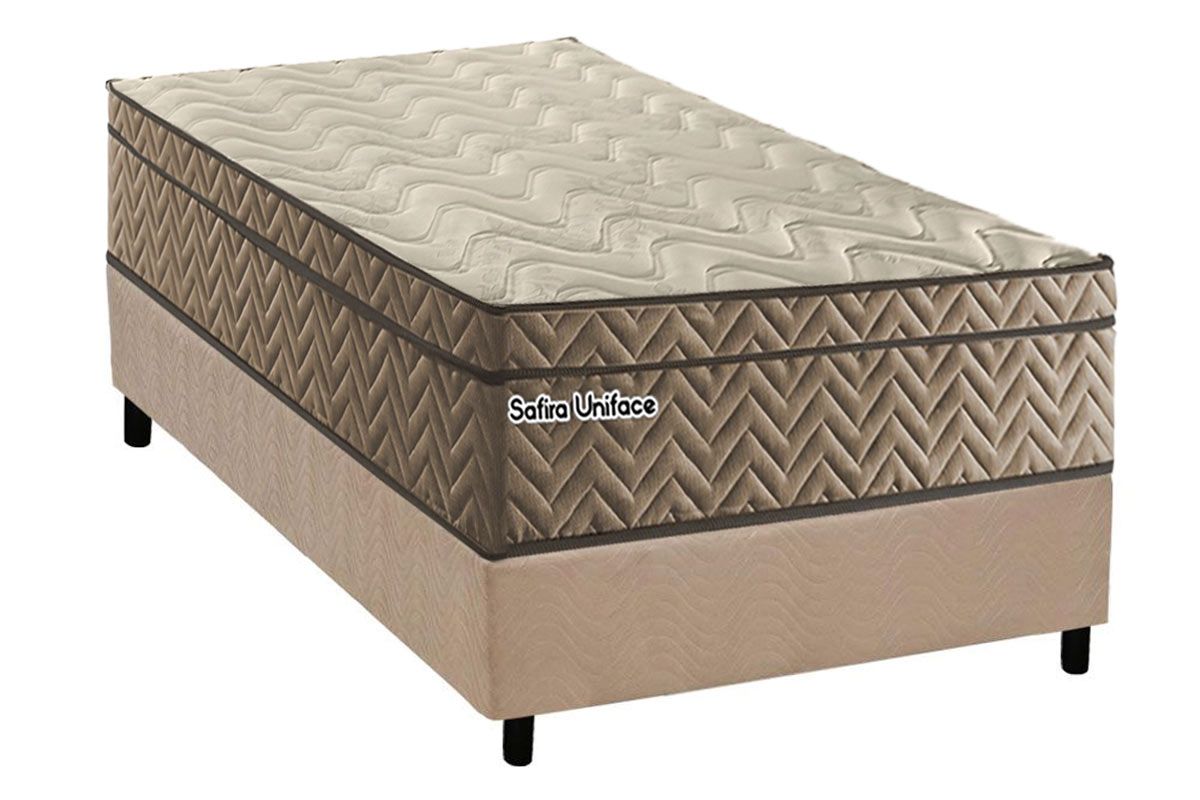 Cama Box CRC +Colchão Molas Safira Paropas