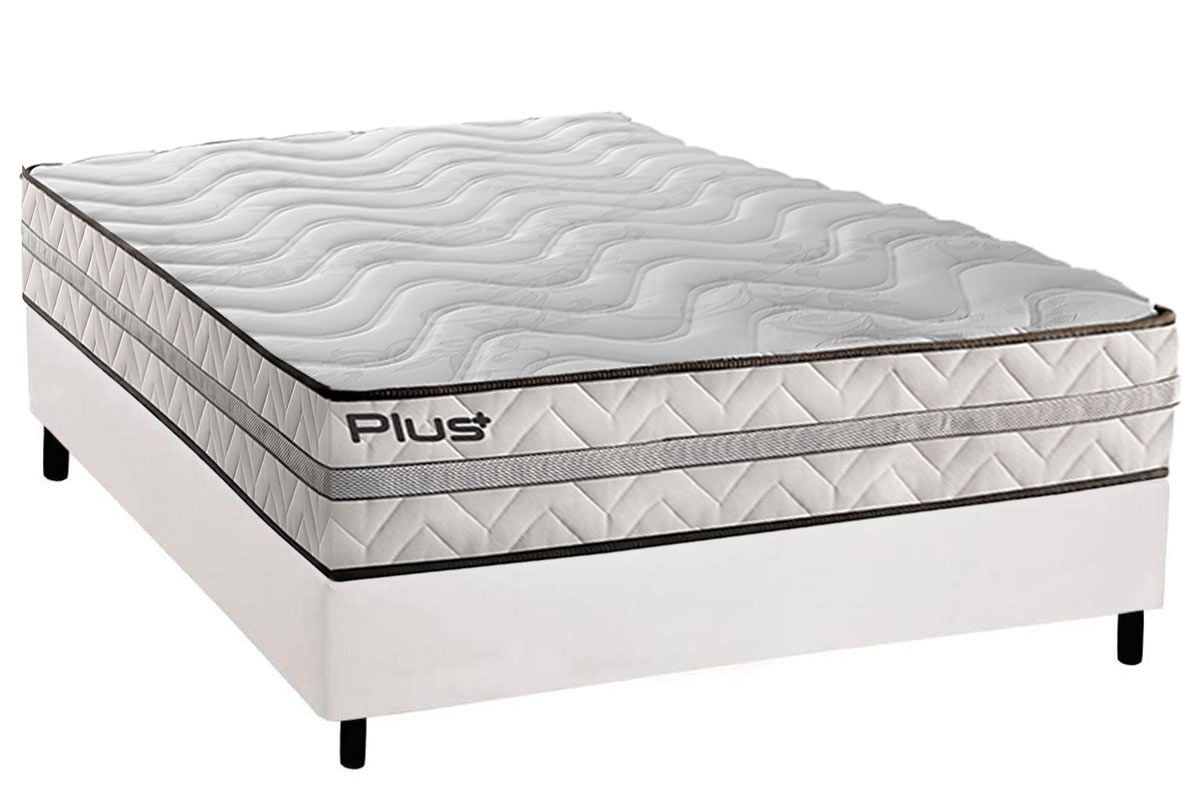 Cama Box CRC +Colchão Espuma D33 Pasquale Paropas