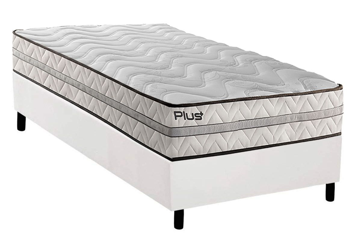 Cama Box CRC +Colchão Espuma D33 Pasquale Paropas