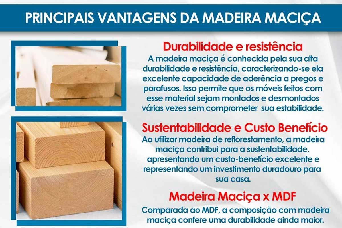 Sala Jantar Mesa Pietá Curvo 120cm + 4 Cadeiras Dafne Madeira - Rufato