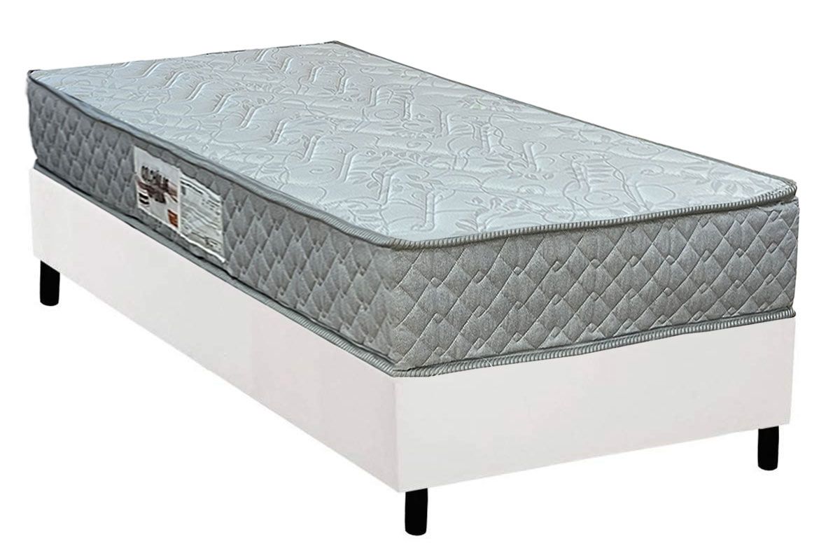 Cama Box CRC +Colchão Espuma D45 Pasquale Paropas