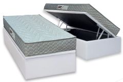 Cama Box Baú Filhão +Colchão D45 Pasquale Paropas