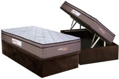 Cama Box Baú Filhão +Colchão c/Massagem Aplause Paropas