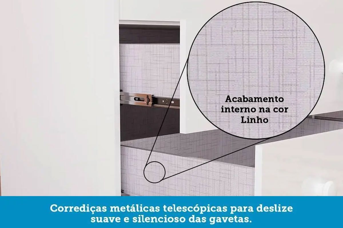 Quarto Infantil Completo Elô 4 Peças (1GuardaRoupa+1Berço+1Cômoda+1Complemento) QI116 Peroba
