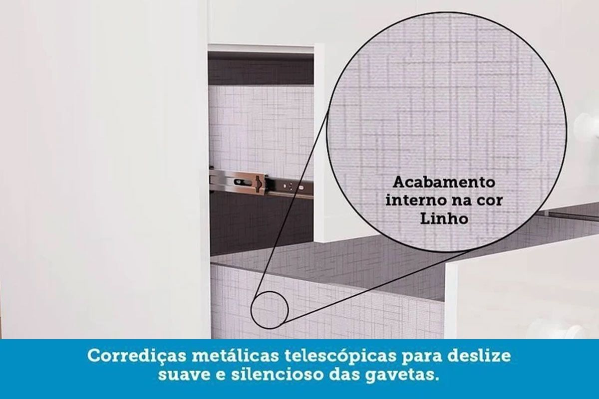 Quarto Infantil Completo Elô 4 Peças (1GuardaRoupa+1Berço+1Cômoda+1Complemento) QI117 Peroba