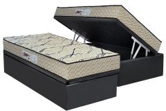 Cama Box Baú Filhão +Colchão Ortopédico MaxSono Paropas