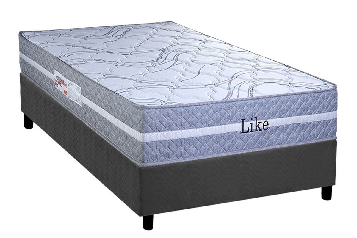 Cama Box CRC +Colchão Molas Like Paropas