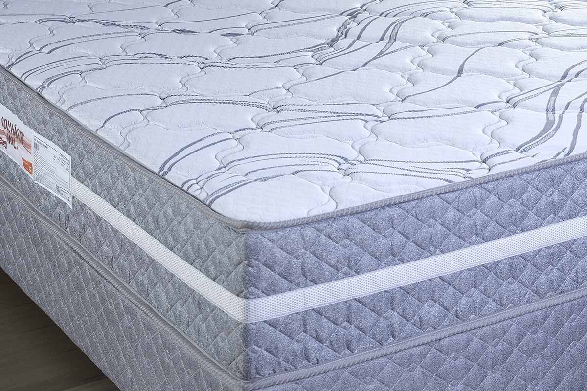 Cama Box CRC +Colchão Molas Like Paropas