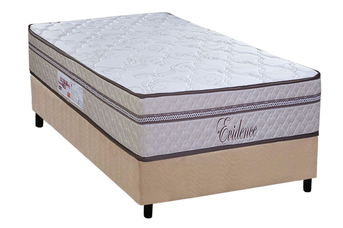 Cama Box CRC +Colchão Molas Evidence Paropas