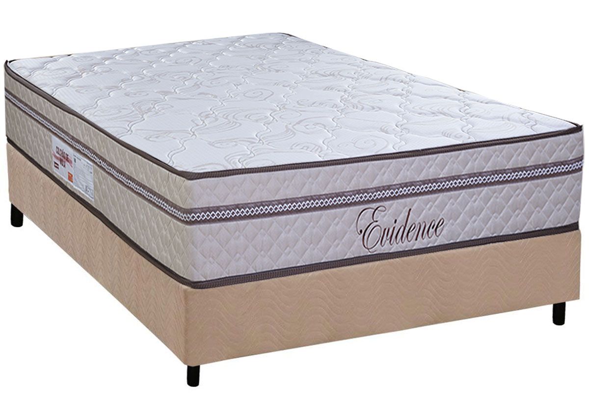Cama Box CRC +Colchão Molas Evidence Paropas
