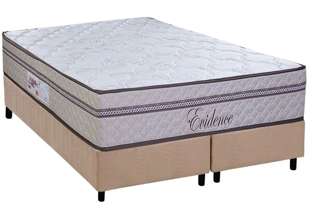 Cama Box CRC +Colchão Molas Evidence Paropas