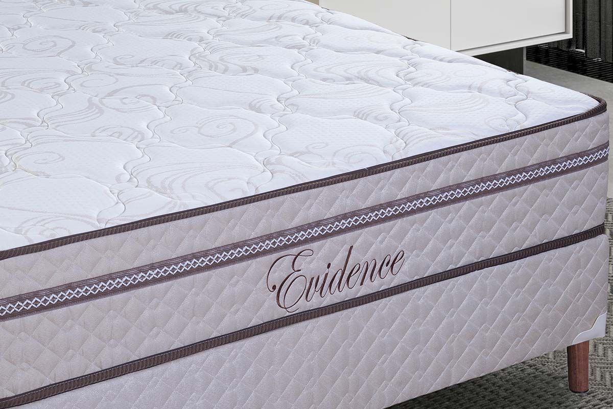 Cama Box CRC +Colchão Molas Evidence Paropas