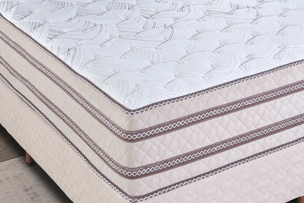 Cama Box CRC +Colchão Molas Soul Paropas
