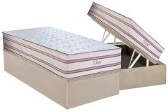 Cama Box Baú Filhão +Colchão Molas Soul Paropas