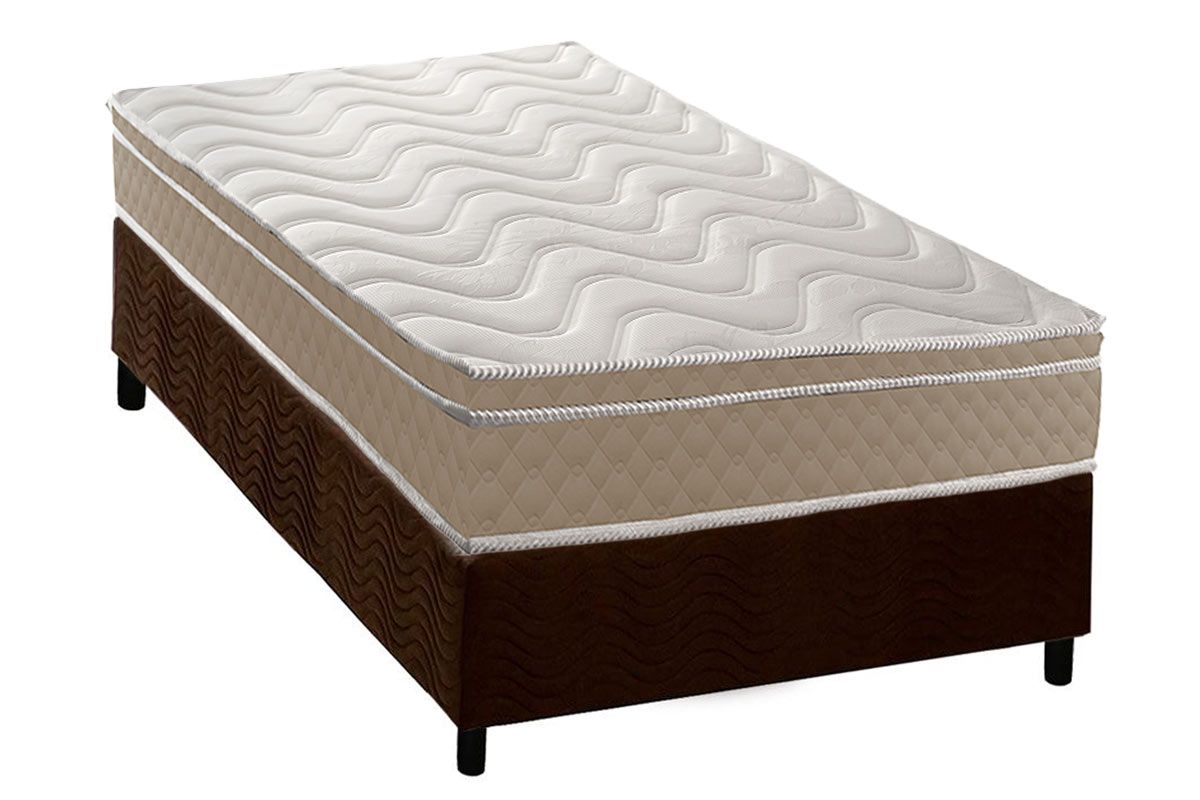 Cama Box CRC +Colchão Ortopédico Ultra Paropas