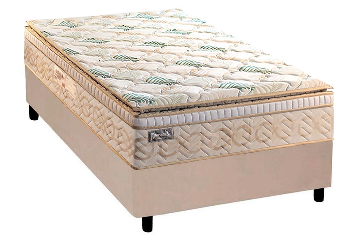 Cama Box CRC +Colchão Molas Eco Bamboo Paropas