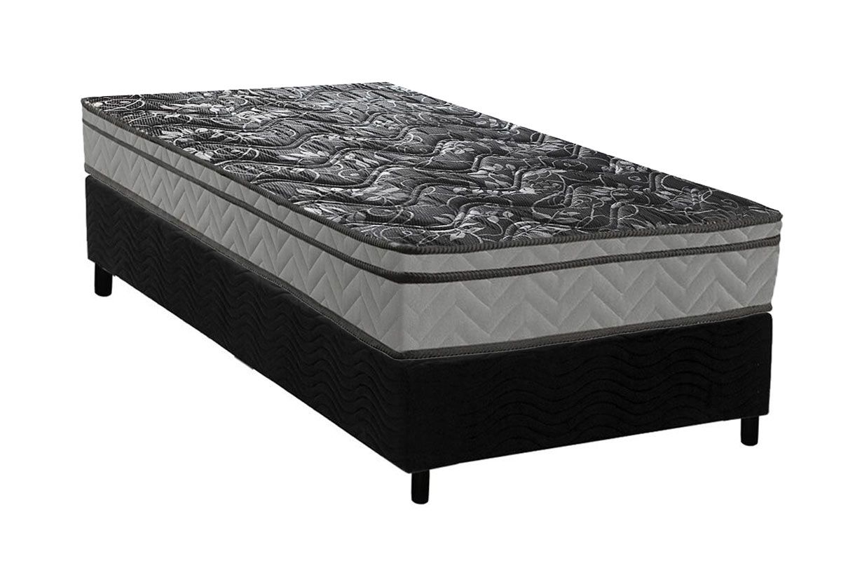 Cama Box CRC +Colchão Ortopédico Confort Paropas