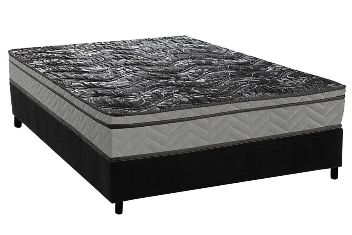 Cama Box CRC +Colchão Ortopédico Confort Paropas