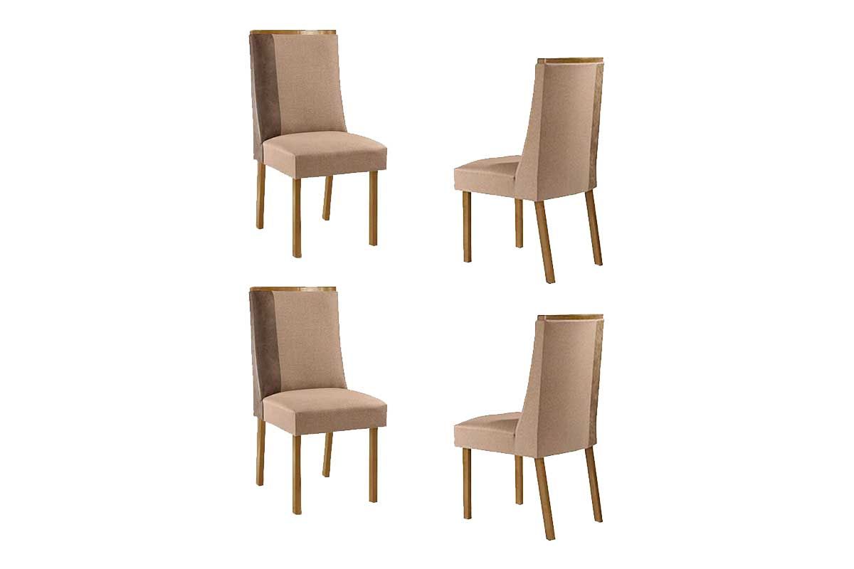 Cadeira Sala de Jantar Tilia Kit 4 Un - Rufato