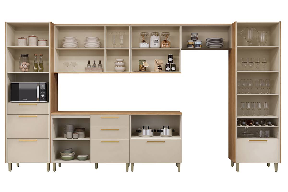 Cozinha Completa Linea Brasil 7 Peças Atena CP01