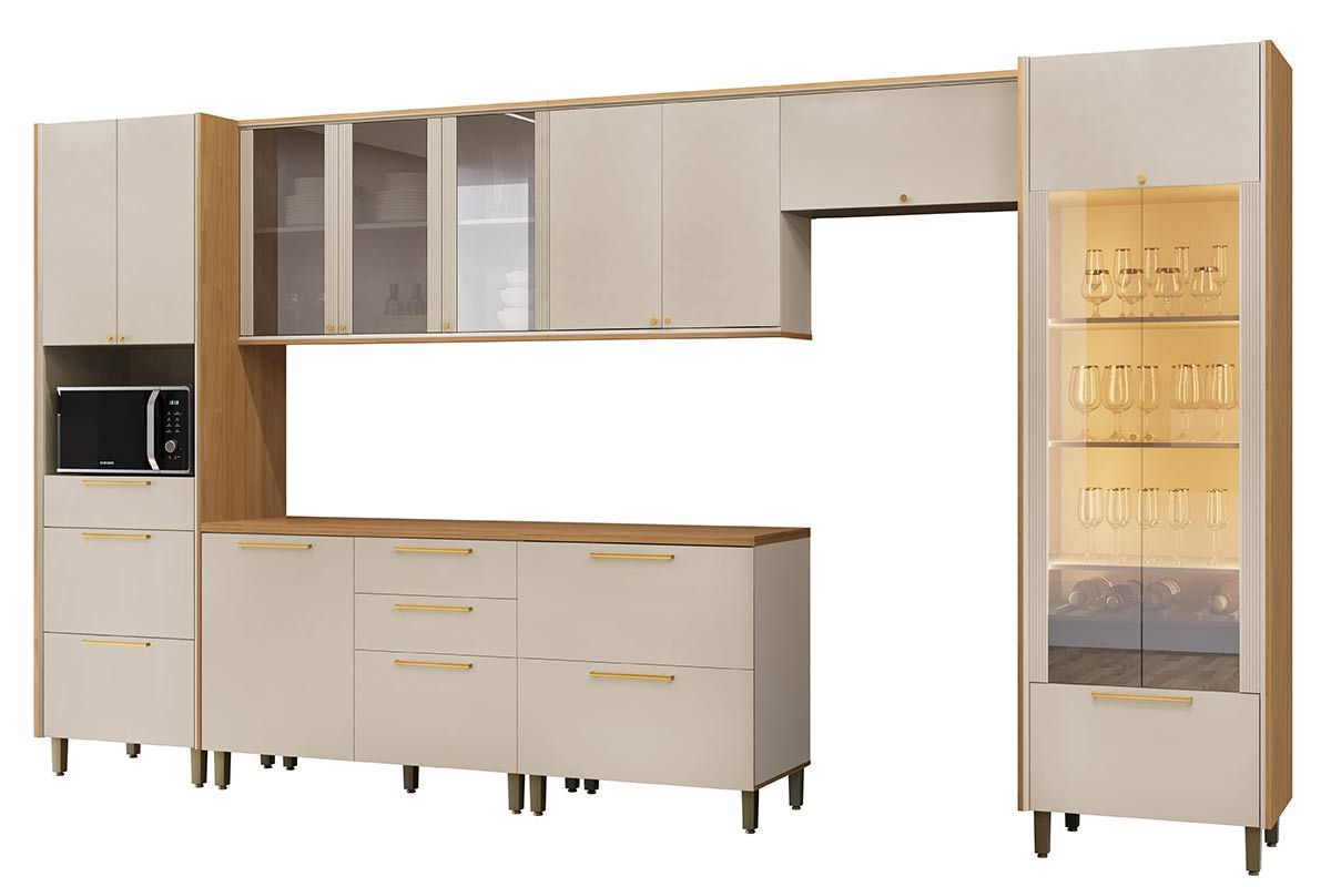 Cozinha Completa Linea Brasil 7 Peças Atena CP01