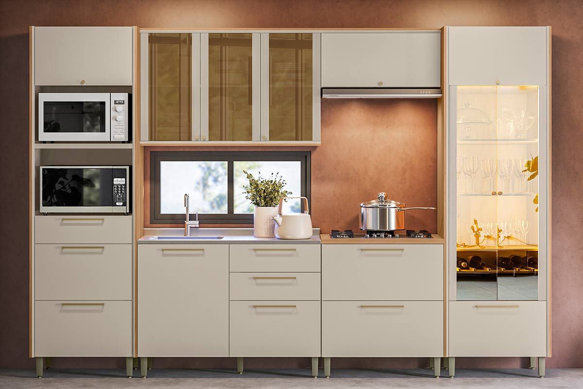 Cozinha Completa Linea Brasil 6 Peças Atena CP04