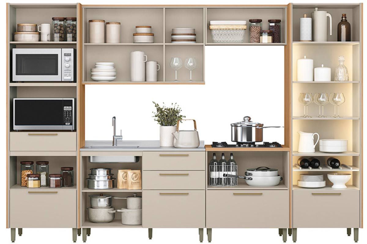 Cozinha Completa Linea Brasil 6 Peças Atena CP04