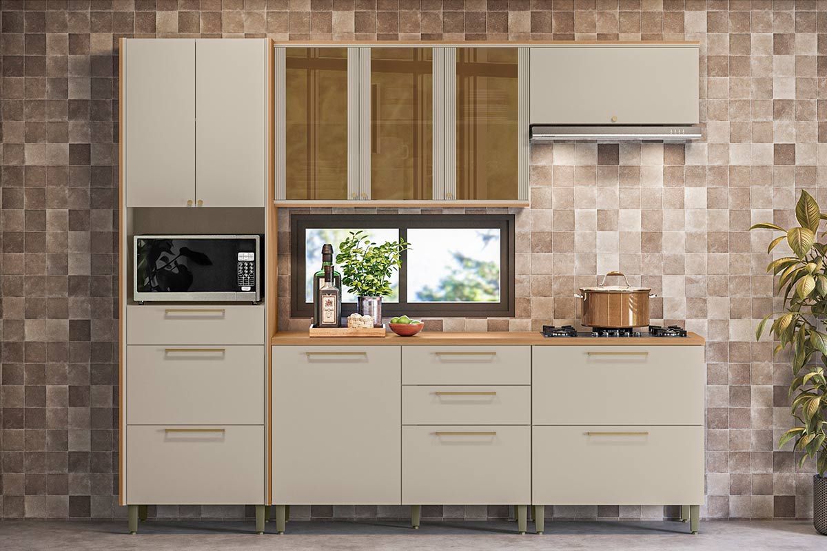 Cozinha Completa Linea Brasil 5 Peças Atena CP05