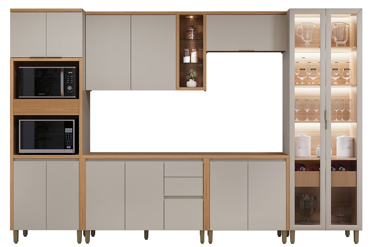 Cozinha Completa Linea Brasil 6 Peças Allure CP03