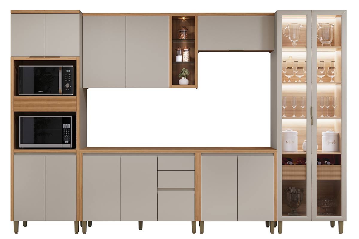Cozinha Completa Linea Brasil 6 Peças Allure CP07