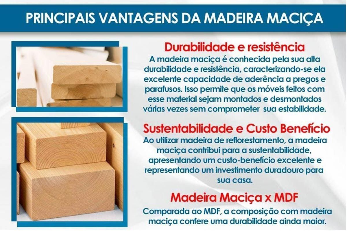 Sala Jantar Mesa Pietá Tampo c/ Vidro Curvo 120cm+4 Cadeiras Dakota Madeira - Rufato