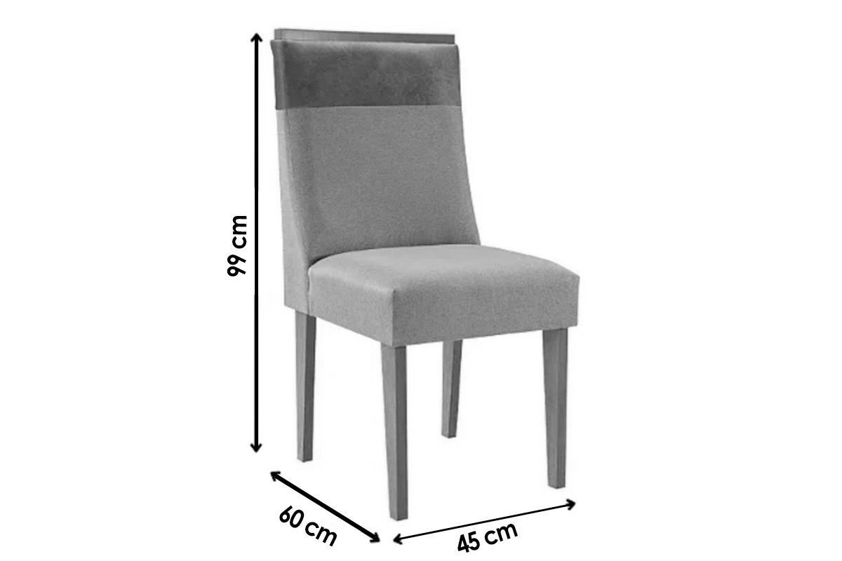 Sala Jantar Mesa Londrina Tampo c/ Vidro Curvo 180cm+6 Cadeiras Jaspe Madeira - Rufato