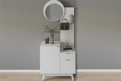 Aparador de Sala Jantar c/Pés AP2311 c/2 Portas 1 Gaveta e Espelho Tecno Mobili