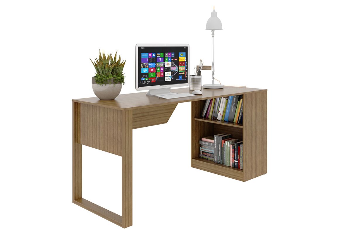Mesa Computador ME4182 c/Prateleira Tecno Mobili