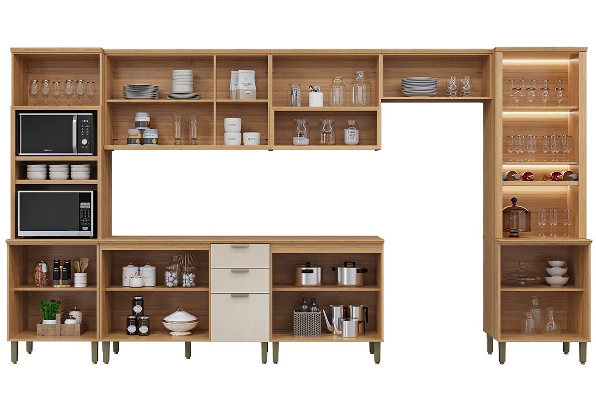 Cozinha Completa Linea Brasil 7 Peças Selene CP12