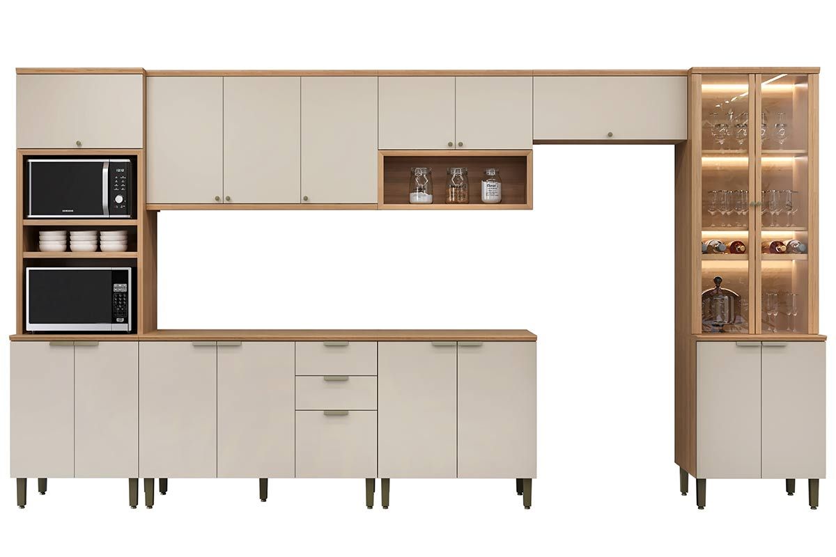 Cozinha Completa Linea Brasil 7 Peças Selene CP12