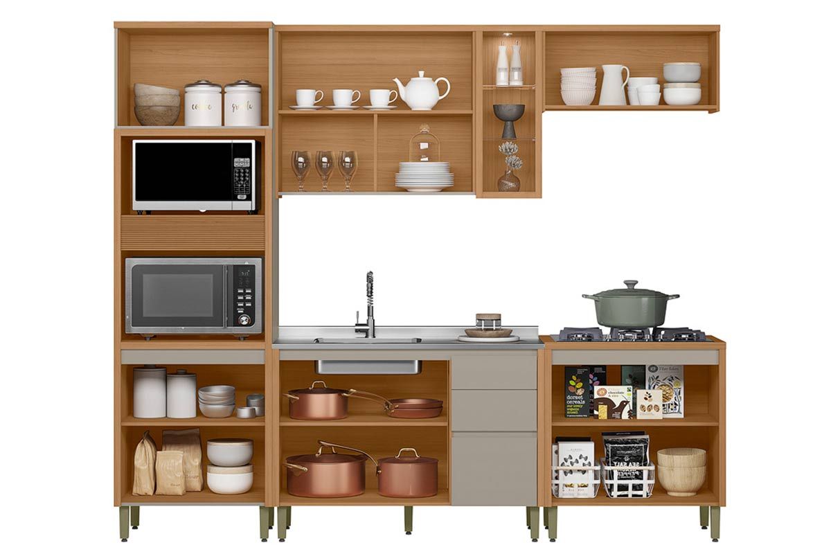 Cozinha Completa Linea Brasil 5 Peças Allure CP12