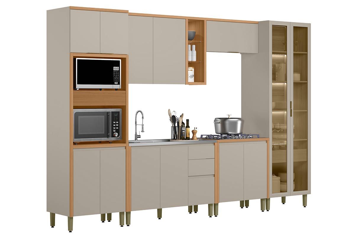 Cozinha Completa Linea Brasil 6 Peças Allure CP17