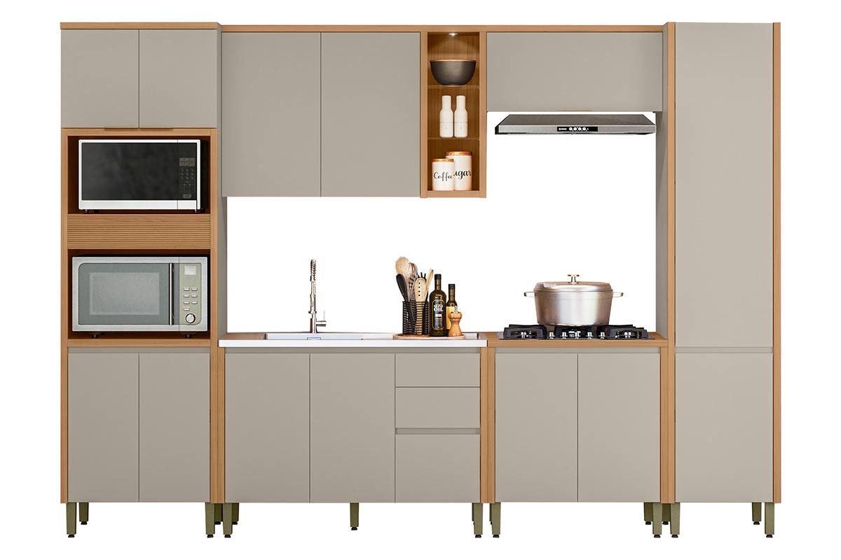 Cozinha Completa Linea Brasil 6 Peças Allure CP18