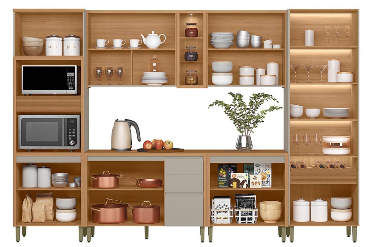 Cozinha Completa Linea Brasil 6 Peças Allure CP21