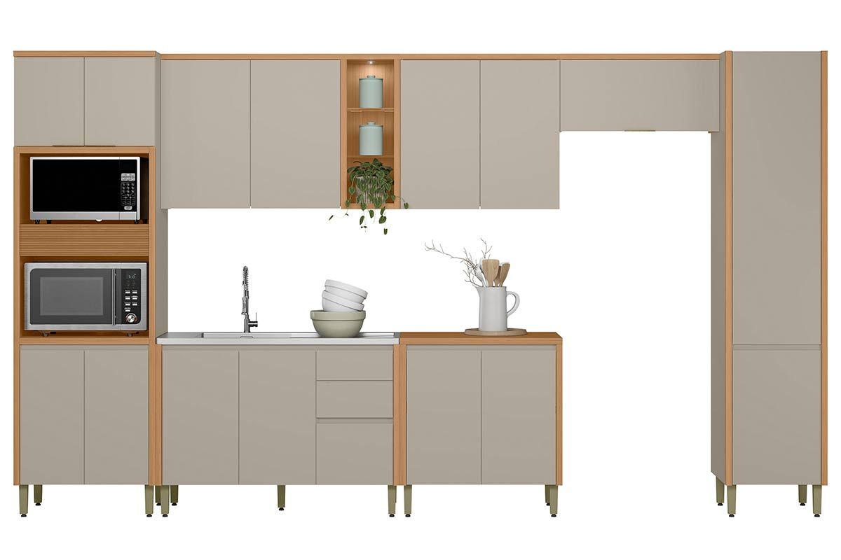 Cozinha Completa Linea Brasil 7 Peças Allure CP22